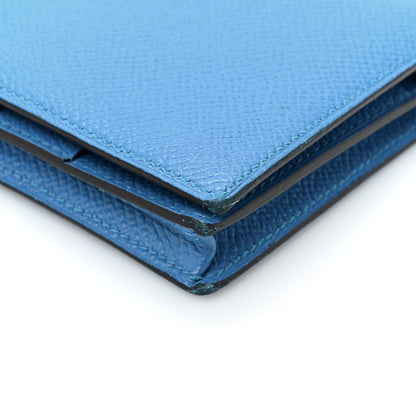 Hermes Epsom Bearn Gusset Wallet Bleu Zanzibar 16 of 18