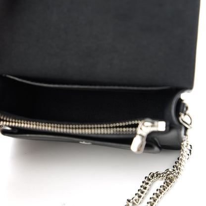 Louis Vuitton Soft Calfskin Mini My Lockme Chain Pochette Black 5 of 10