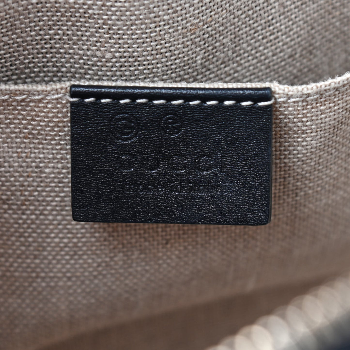 Microguccissima Mini Dome Bag Black