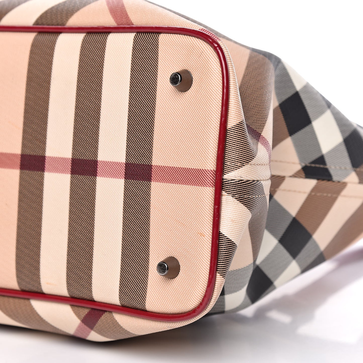 Supernova Check Regent Tote Raspberry