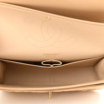 Chanel Caviar Quilted Jumbo Double Flap Beige 5 of 11