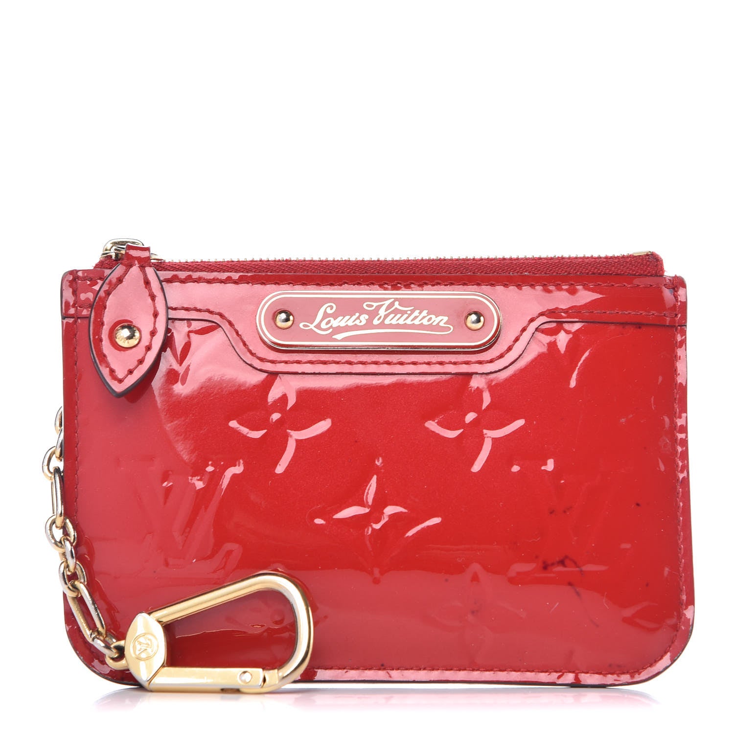 Louis Vuitton Vernis Key Pouch Cherry 1 of 11