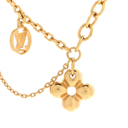 Louis Vuitton Metal Blooming Supple Necklace Gold 4 of 7