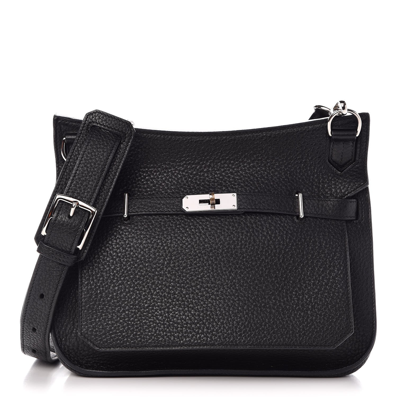 Hermes Taurillon Clemence Jypsiere 28 Black 1 of 8