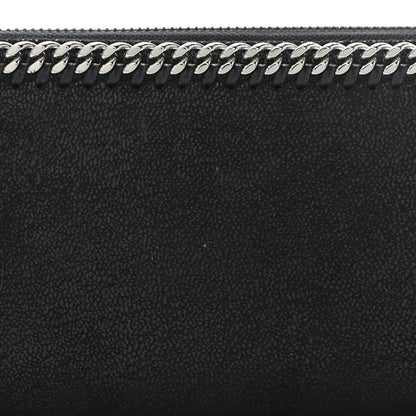 Stella McCartney Shaggy Deer Falabella Zip Around Wallet Black 7 of 9