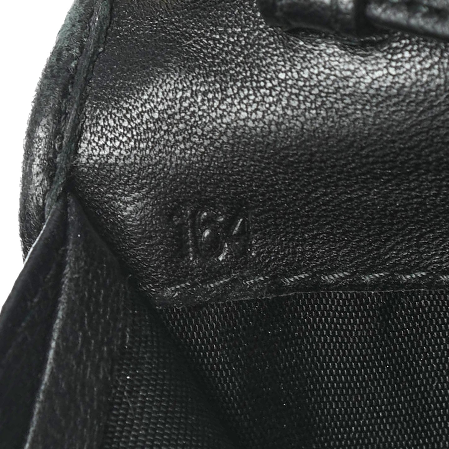 Nappa Matelasse Wallet On Chain Black