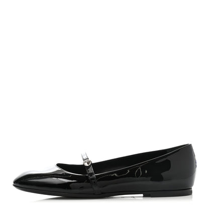 Louis Vuitton Patent Uniformes Ballet Flats 39 Black 1 of 6