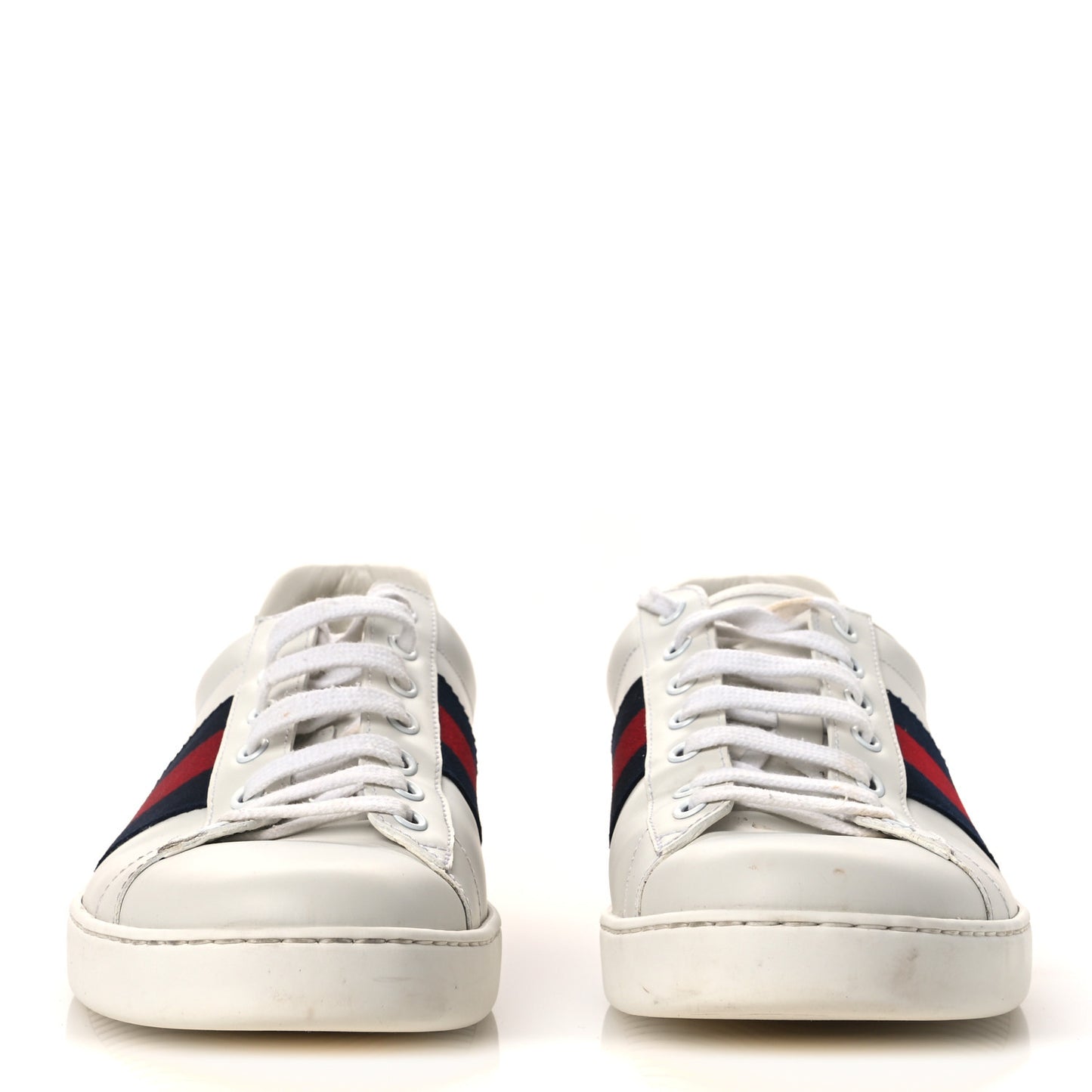 Calfskin Ayers Web Mens Ace Sneakers 10.5 White Blue