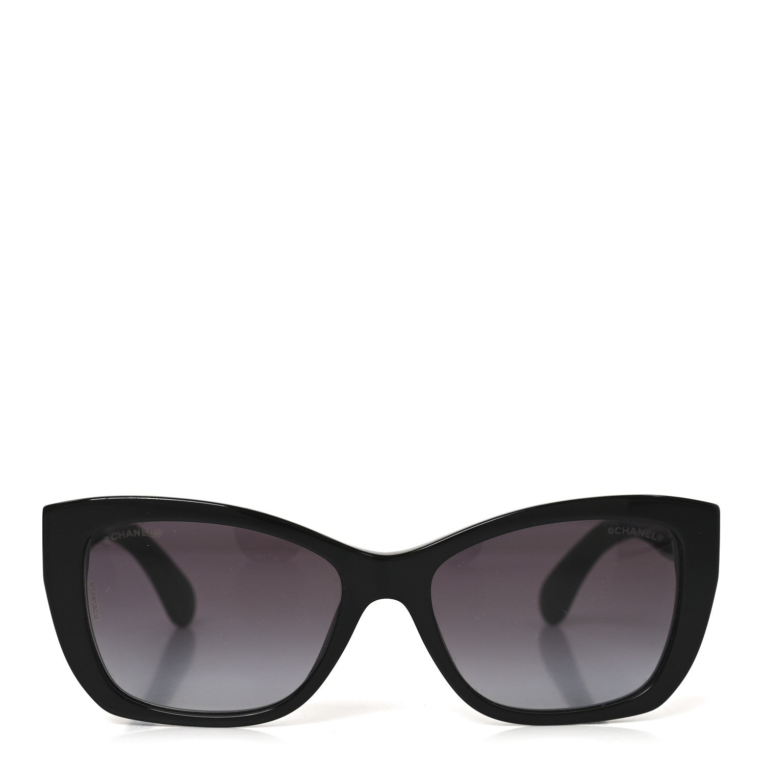 Chanel Acetate Metal Butterfly Sunglasses 71553 Black 2 of 7