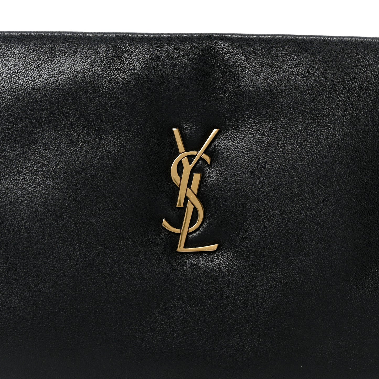 Lambskin Long Calypso Pouch Black