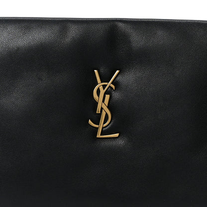 Saint Laurent Lambskin Long Calypso Pouch Black 8 of 8