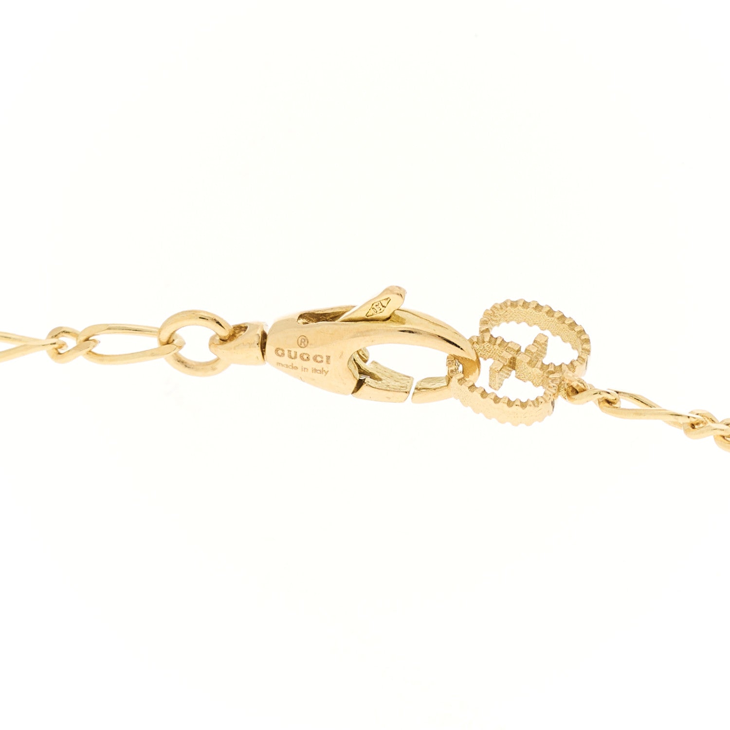 Gucci 18K Yellow Gold Diamond Amethyst Lion Head Necklace 5 of 5