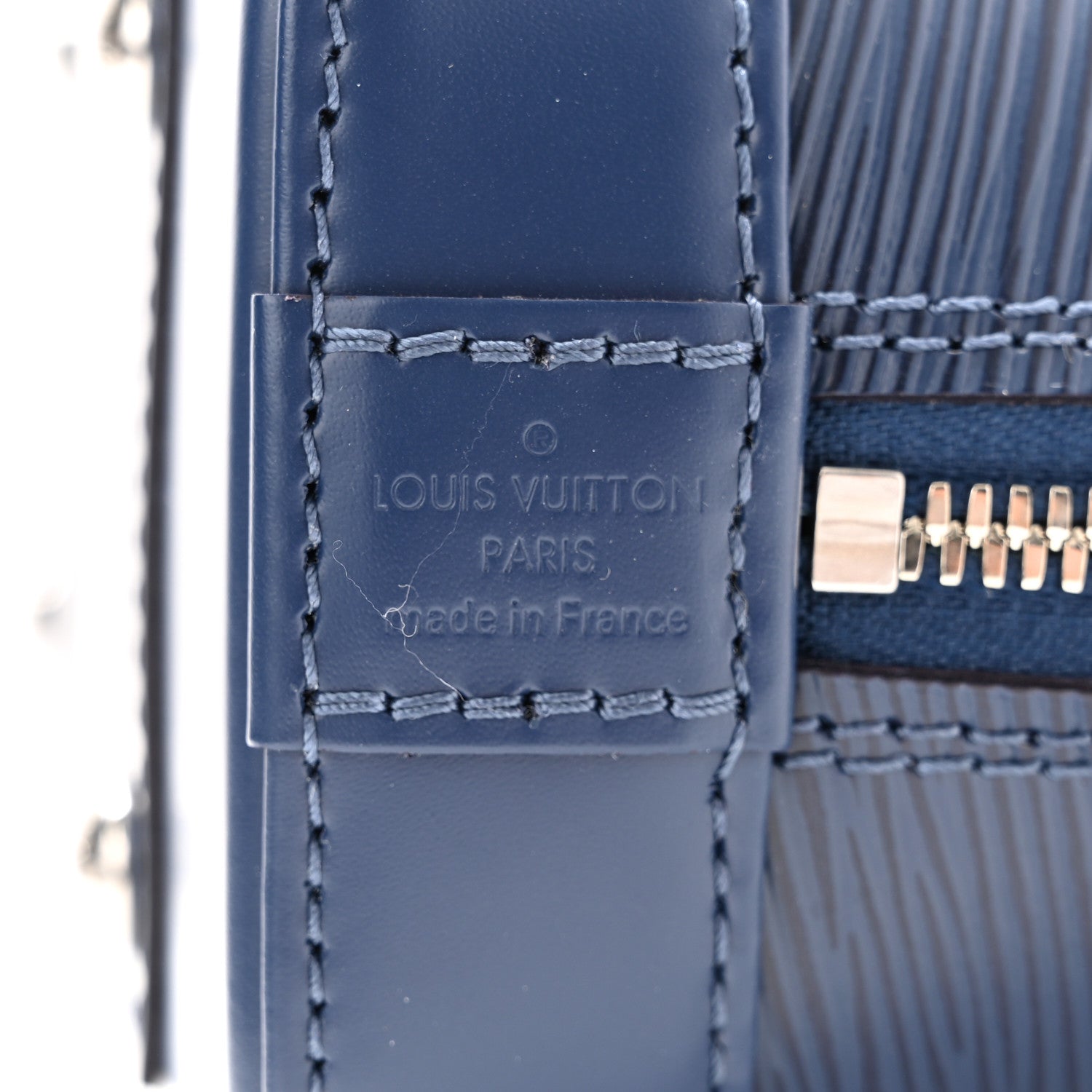 Louis Vuitton Epi Alma BB Indigo 6 of 10