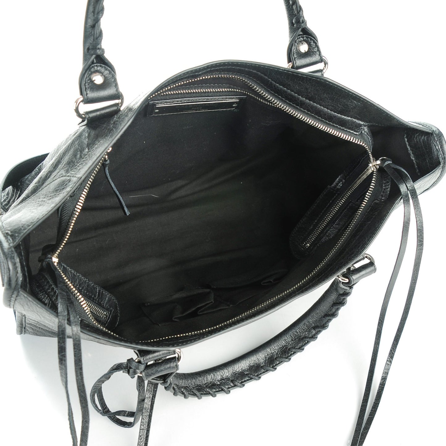 Agneau Classic Silver Hardware City Black