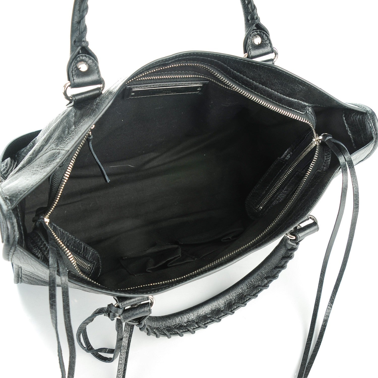 Balenciaga Agneau Classic Silver Hardware City Black 6 of 8