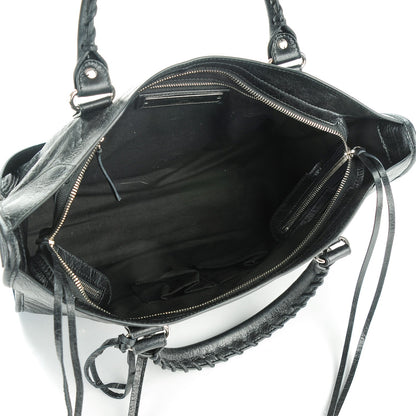 Balenciaga Agneau Classic Silver Hardware City Black 6 of 8