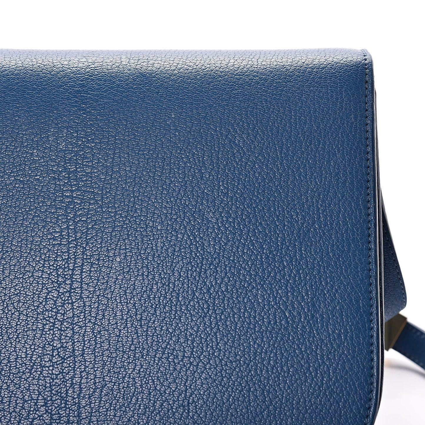 Goatskin Medium Classic Box Flap Bag Deepsea