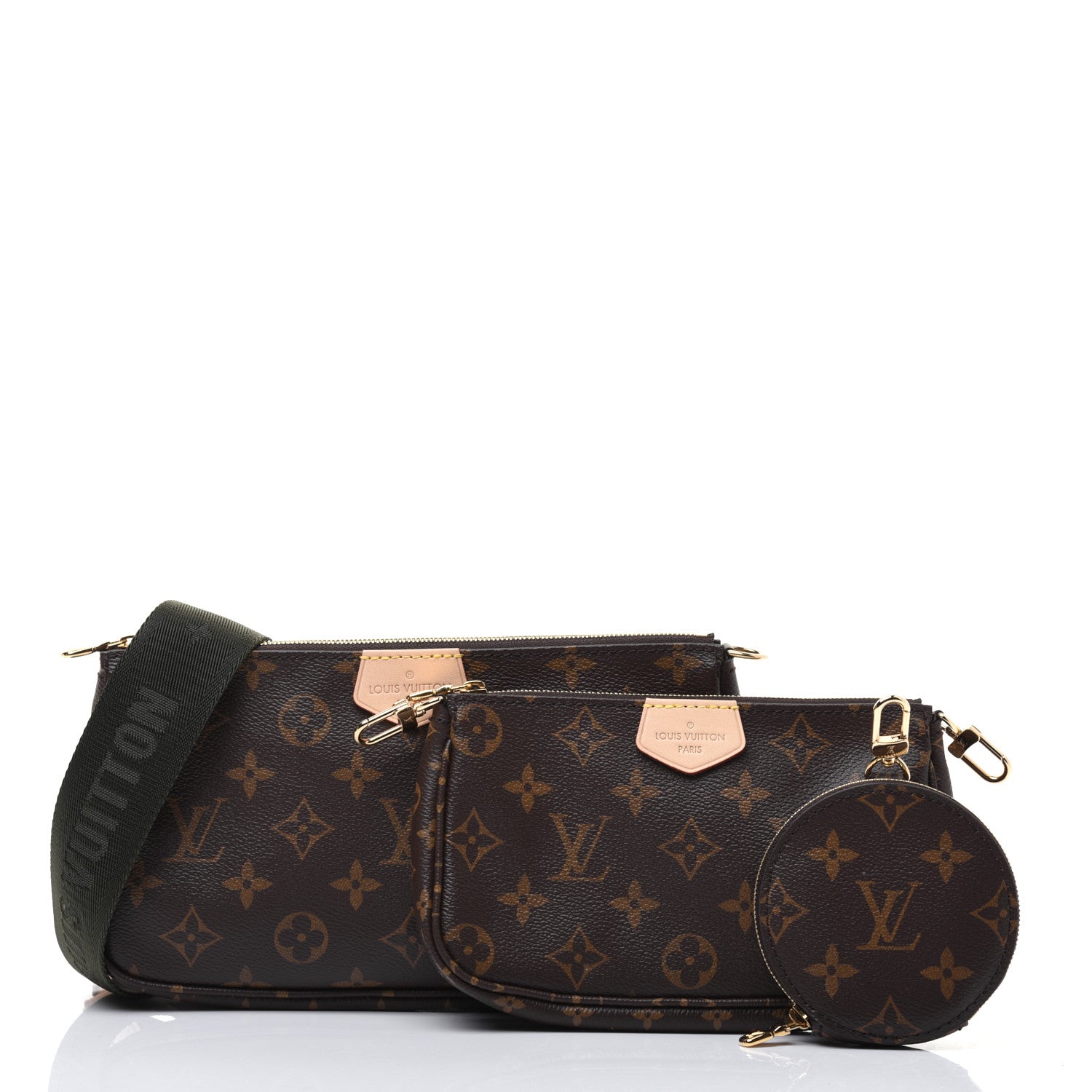 Louis Vuitton Monogram Multi Pochette Accessories Kaki 12 of 15