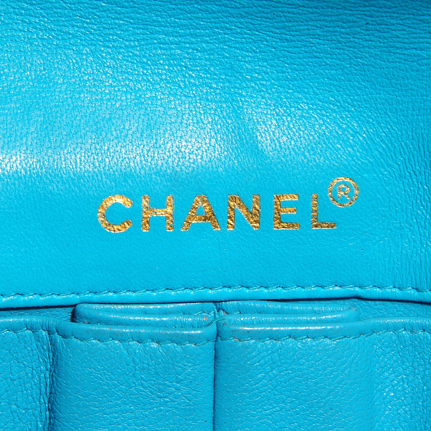 Chanel Lambskin Quilted East West Chocolate Bar Flap Navy 7 of 8