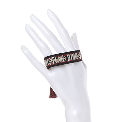 Christian Dior Woven Cotton J'Adior Friendship Bracelet Red Multicolor 2 of 4