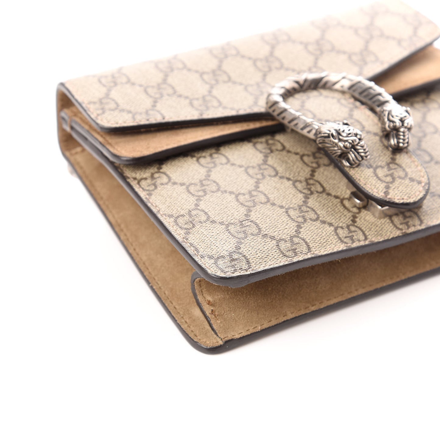 GG Supreme Monogram Mini Dionysus Shoulder Bag Taupe