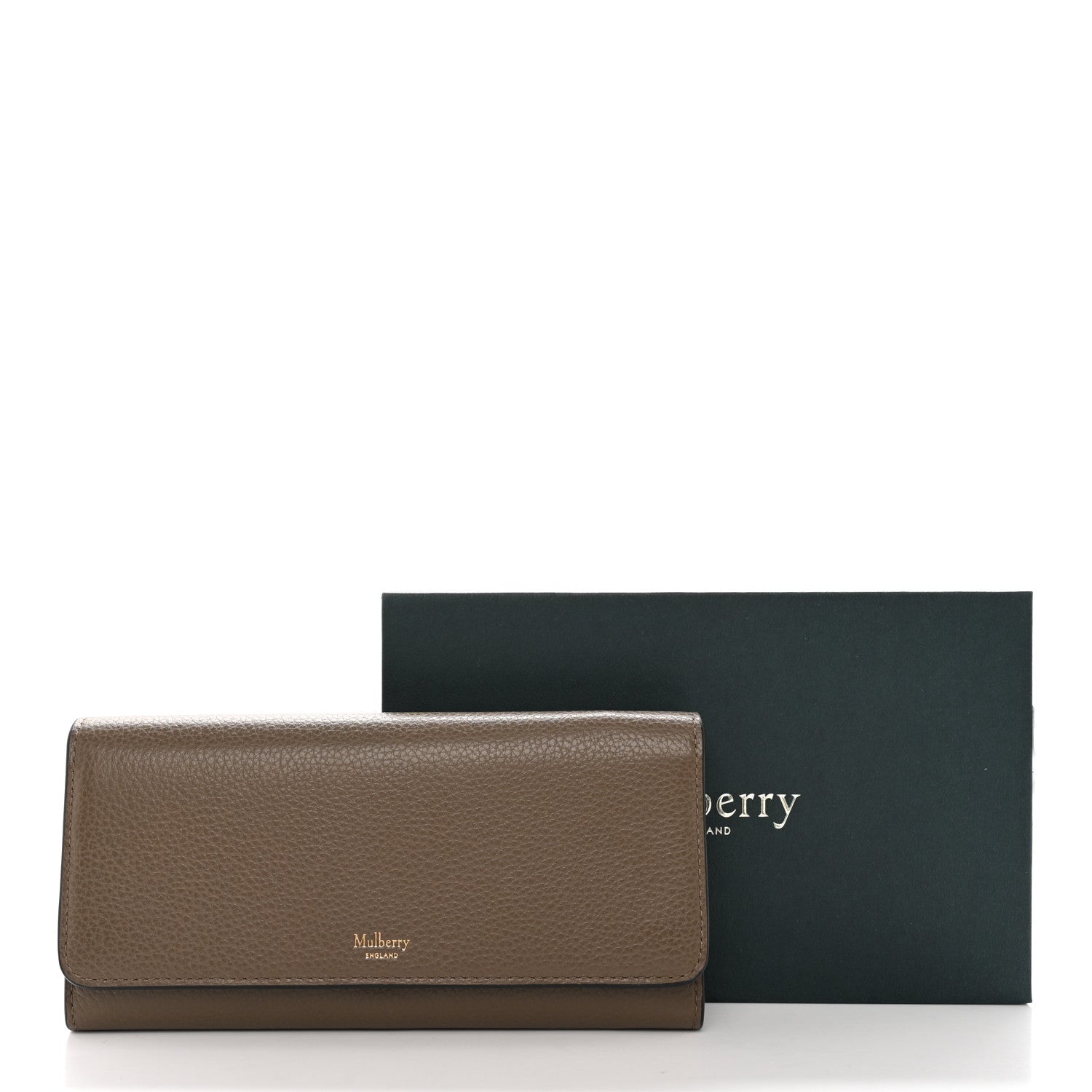 Mulberry Small Classic Grain Continental Wallet Solid Grey 11 of 11