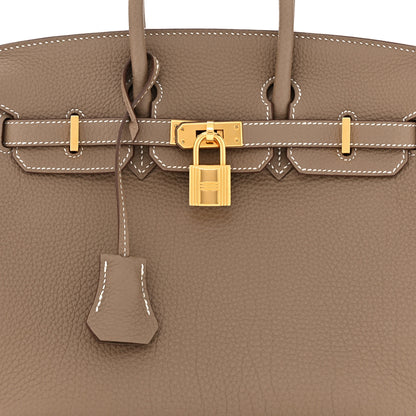 Hermes Togo Birkin 25 Etoupe 8 of 11