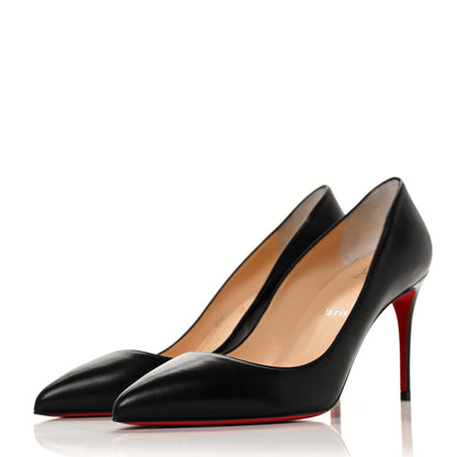 Christian Louboutin Shiny Nappa Pigalle Follies 85 Pumps 38.5 Black 3 of 7