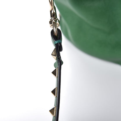 Valentino Garavani Vitello Medium Rockstud Tote Emerald 17 of 17