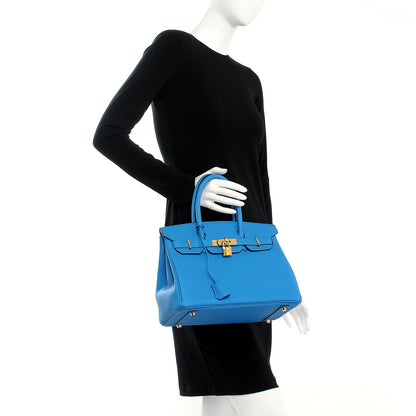 Hermes Togo Birkin 30 Bleu Zanzibar 2 of 27