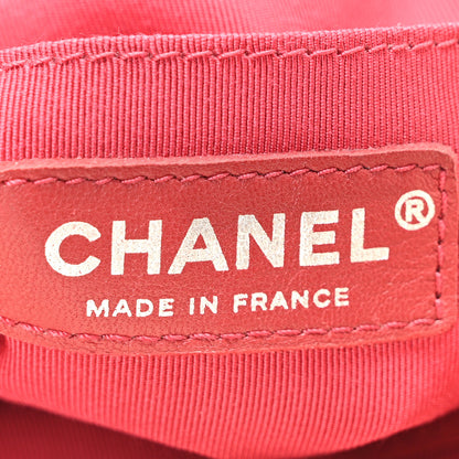 Chanel Aged Calfskin Quilted Small Gabrielle Bucket White Black 6 of 10