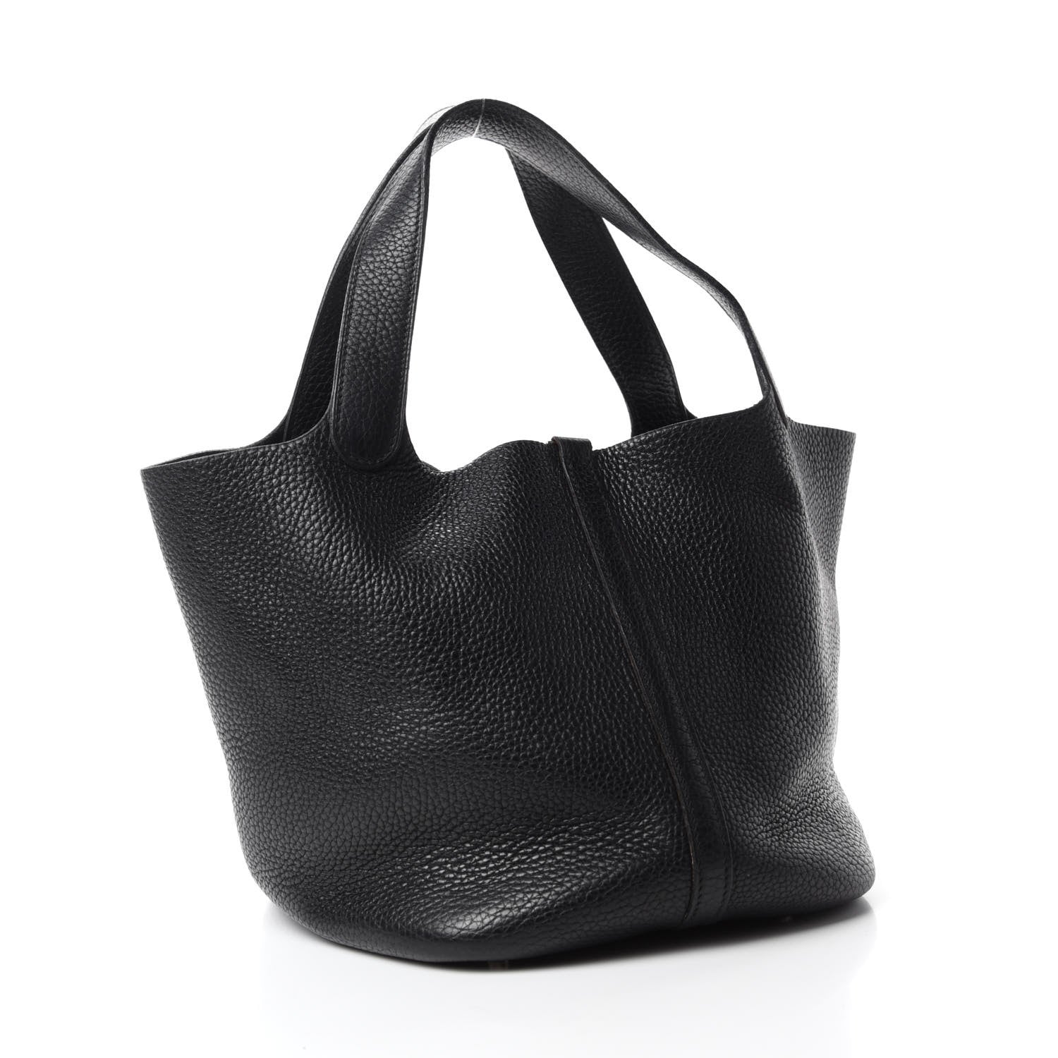Hermes Taurillon Clemence Picotin 22 MM Black 3 of 10