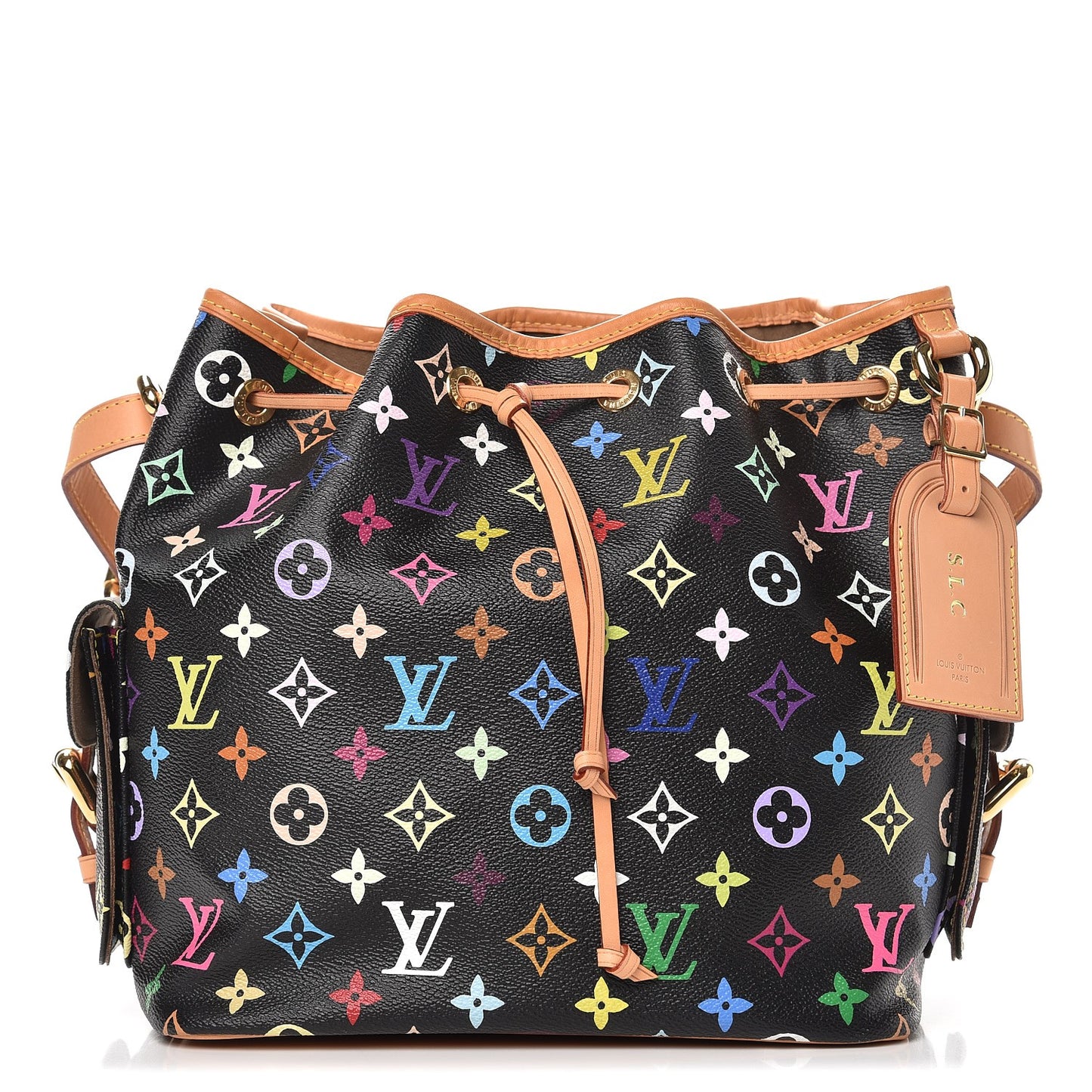 Monogram Multicolor Petit Noe Black