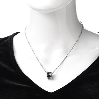 Bulgari Sterling Silver Ceramic Save The Children Pendant Necklace 2 of 6