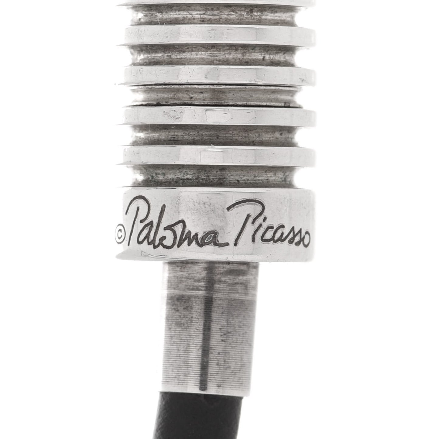 Sterling Silver Rubber Paloma Picasso Groove Surfer Necklace