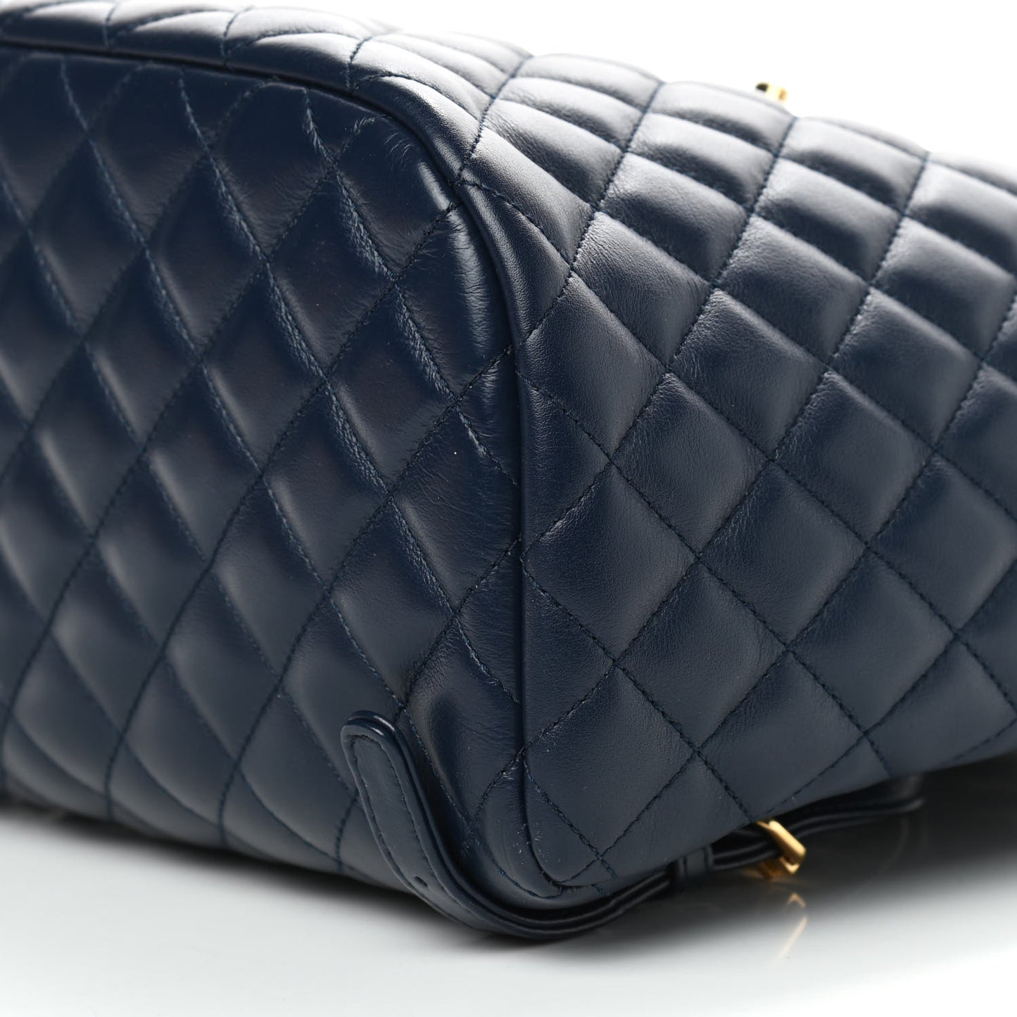 Calfskin Quilted Large Urban Spirit Backpack Navy