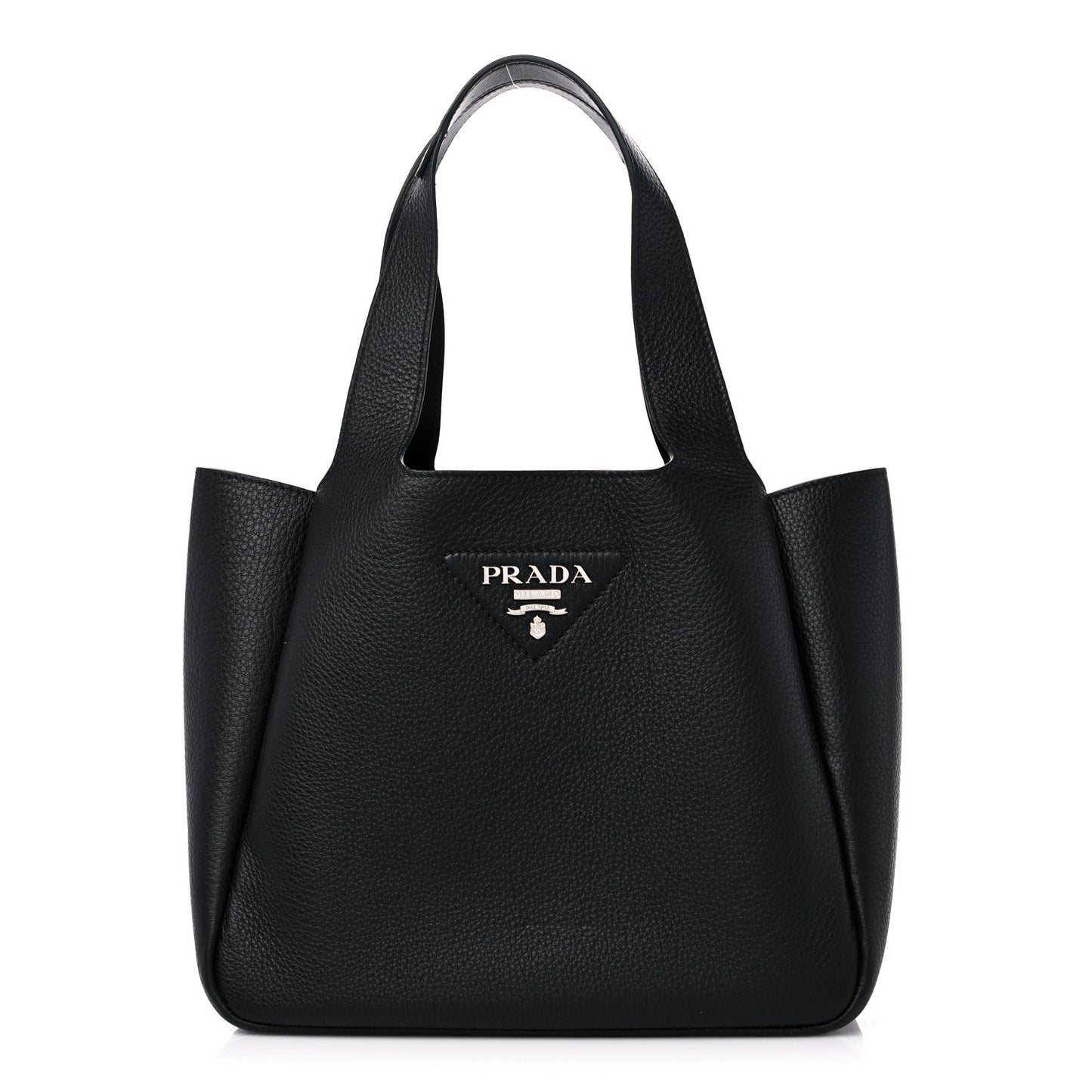 Vitello Daino Soft Medium Dynamique Tote Black