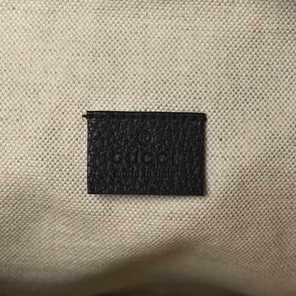 Gucci Grained Calfskin Logo Belt Bag Black 6 of 9