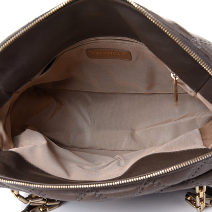 Chanel Calfskin Quilted Retro Chain Shoulder Bag Grey 6 of 8