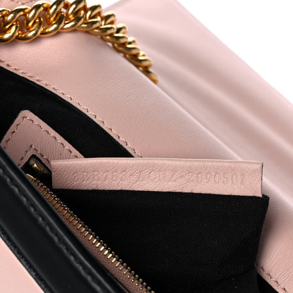 Fendi Nappa Apolo Bi-Color Chain Baguette Rosa Quarzo Black 7 of 14