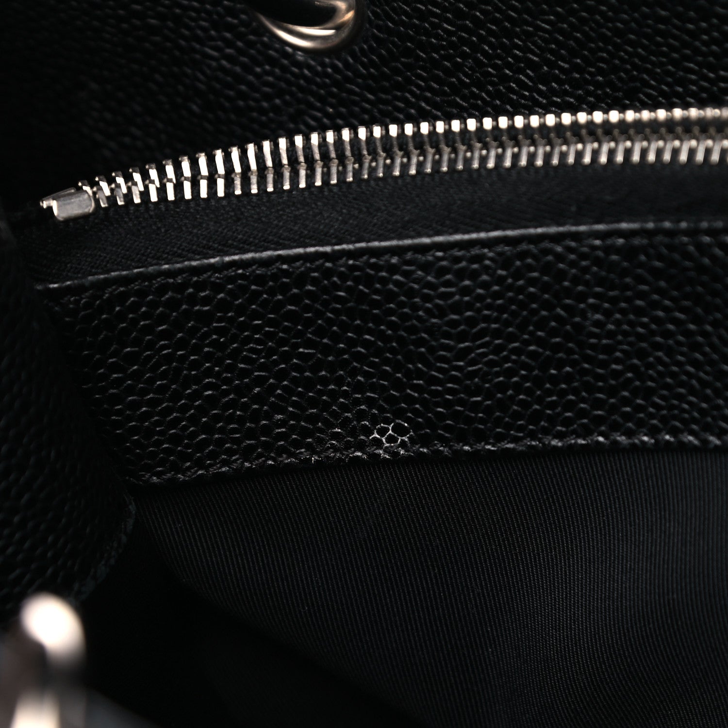 Chanel Caviar Quilted Grand Shopping Tote GST Black 5 of 10