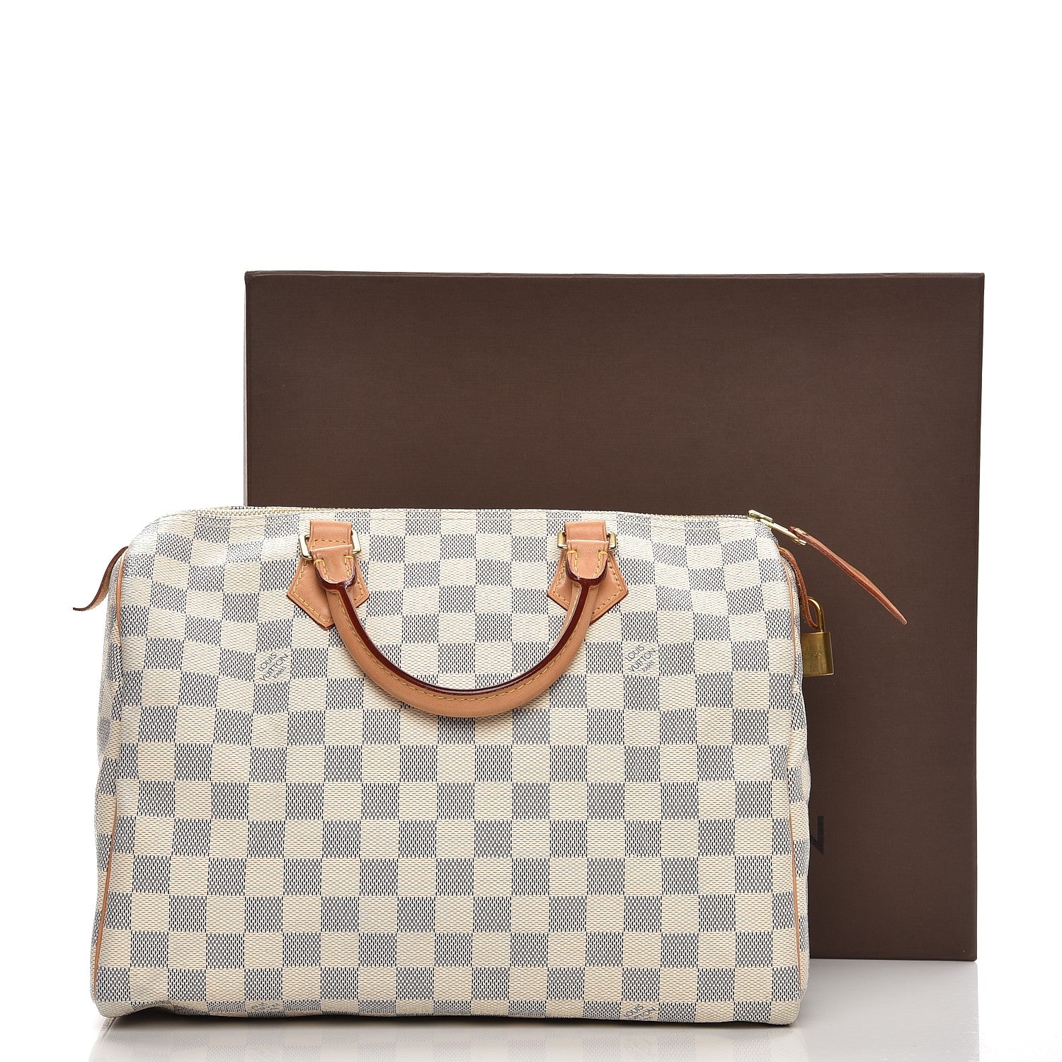 Louis Vuitton Damier Azur Speedy 30 16 of 16
