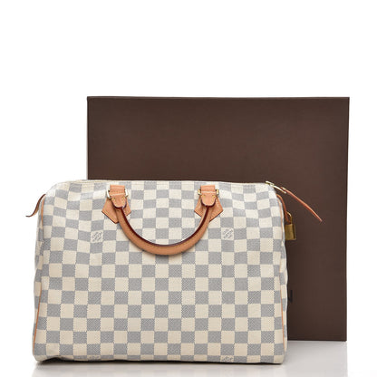 Louis Vuitton Damier Azur Speedy 30 16 of 16