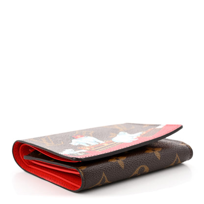 Louis Vuitton Monogram 2017 Christmas Animation Victorine Wallet 4 of 9