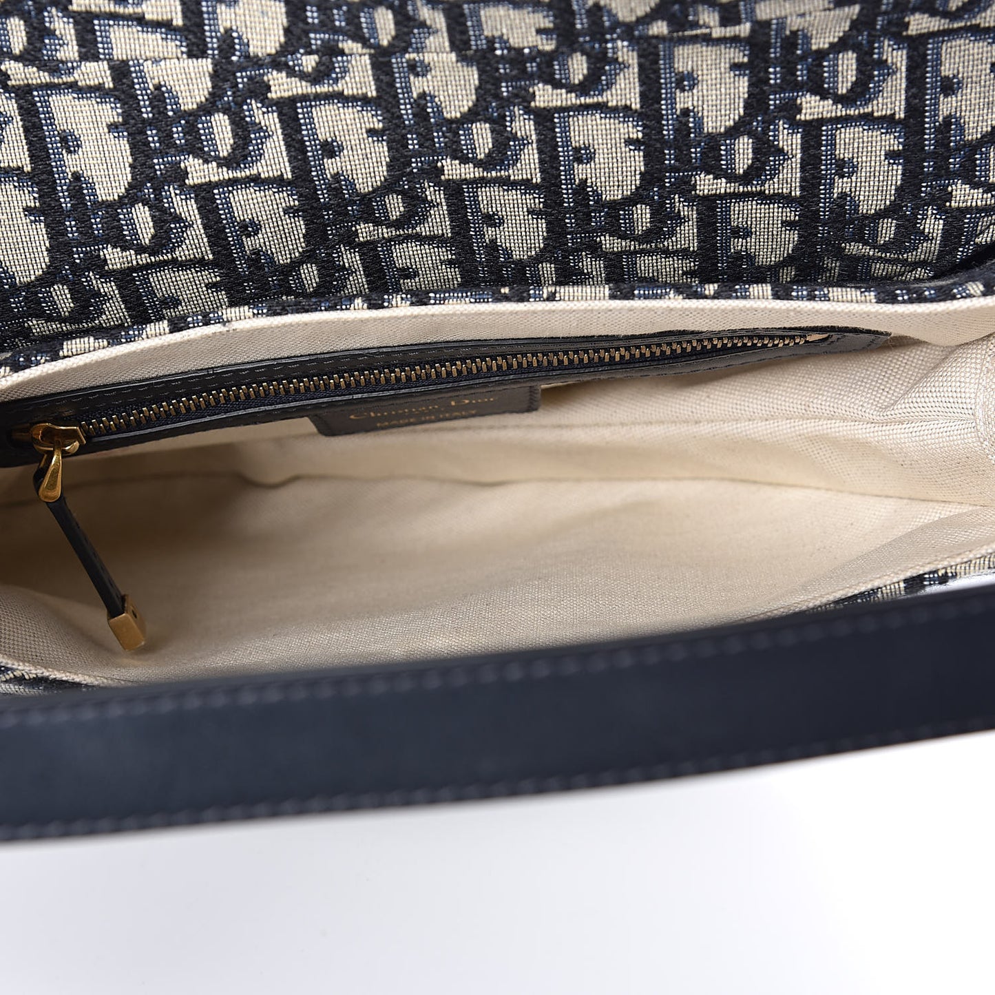 Oblique Saddle Bag Blue