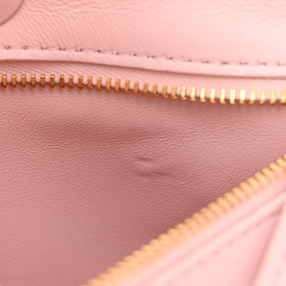 Valentino Garavani PVC Calfskin Medium Roman Stud Shoulder Bag Transparent Rose Quartz 8 of 11