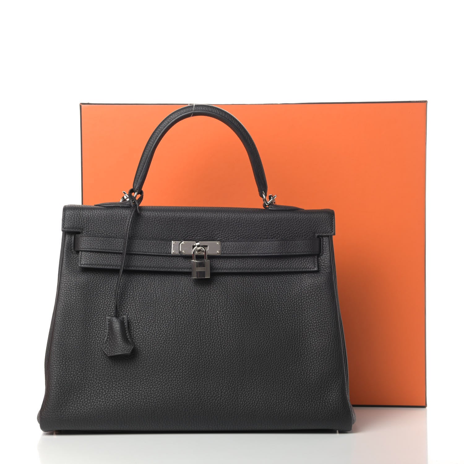 Hermes Togo Kelly Retourne 35 Black 10 of 12