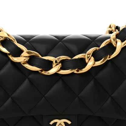 Chanel Lambskin Quilted Large CC Funky Town Flap Black 8 of 11