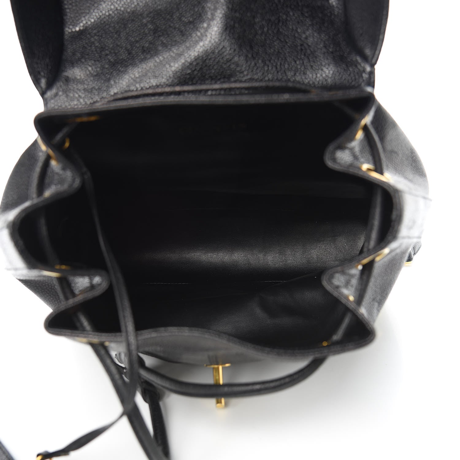 Chanel Caviar CC Backpack Black 5 of 13
