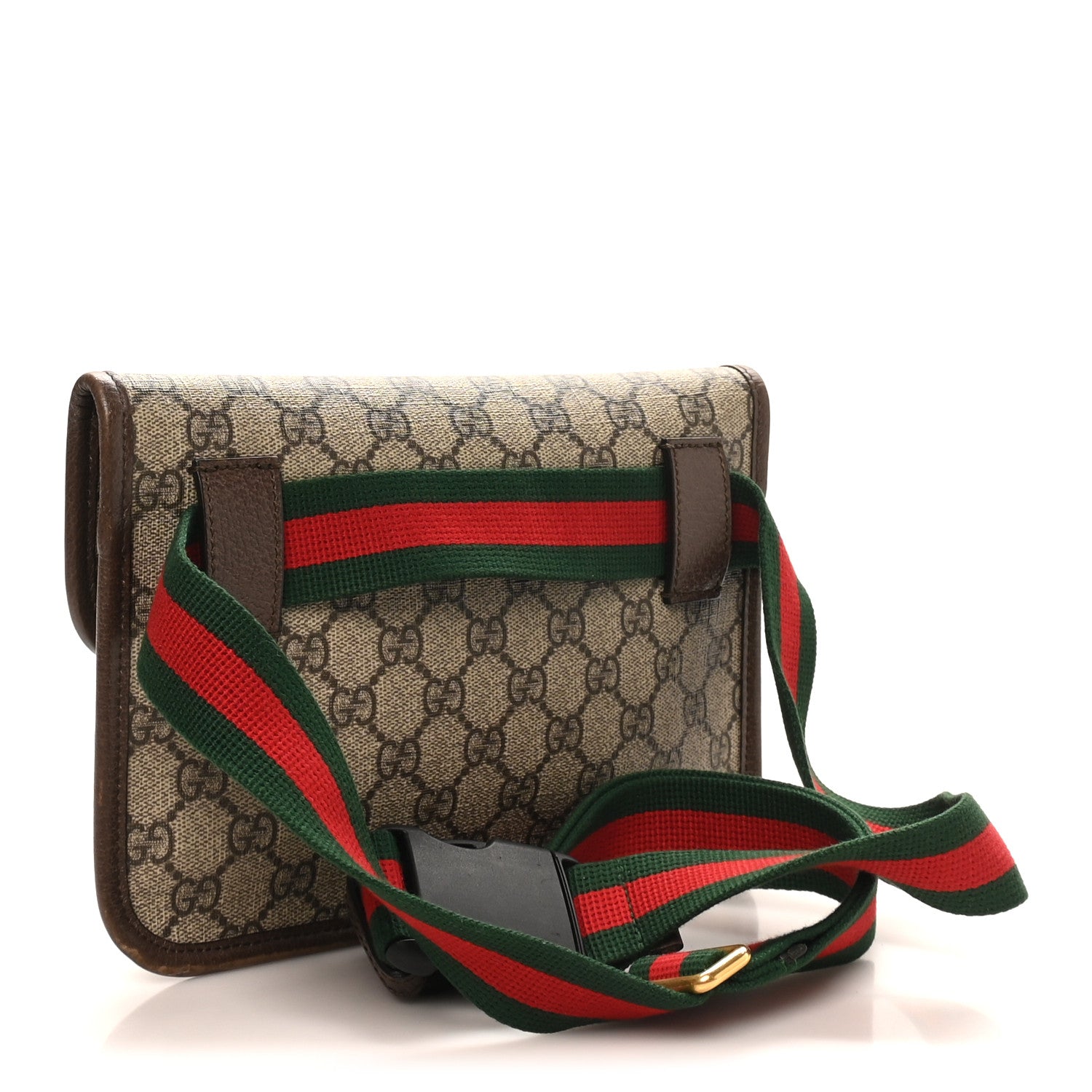 Gucci GG Supreme Monogram Neo Vintage Web Belt Bag Brown 3 of 11